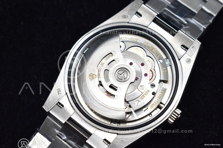 On 904L V Iced 40 Blue A3255 SS GMF Roman 715 President Sporty Steel Bracelet Markers Dial DayDate 1109